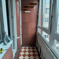 Красногвардейский район, пр. Энтузиастов 30-2, серия дома 137, утепление и отделка лоджии