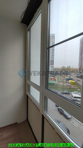 Невский район, тер. Усть Славянка, Советский пр д 36-2, остекление балкона