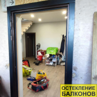 Всеволожский район, ул. Полевая 41, установка входной ПВХ двери