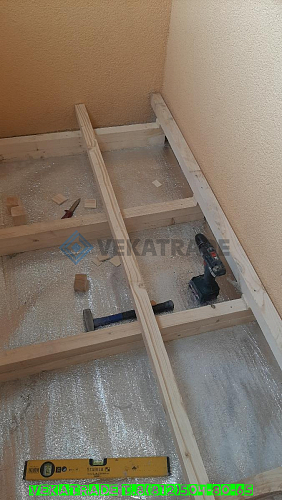 Петродворцовый район, ул. Парковая 18, отделка балкона
