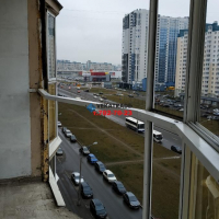 Приморский район, Богатырский 51, панорамное остекление лоджии