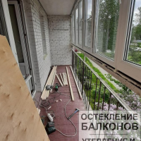 Всеволожский район, пос. им. Свердлова мкр. №1, 40, ремонт на лоджии